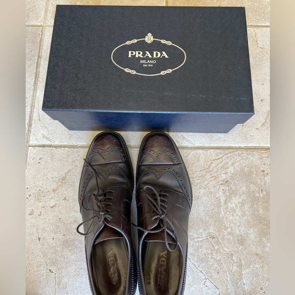 Double toe brogues by Prada - Picture 4 of 7